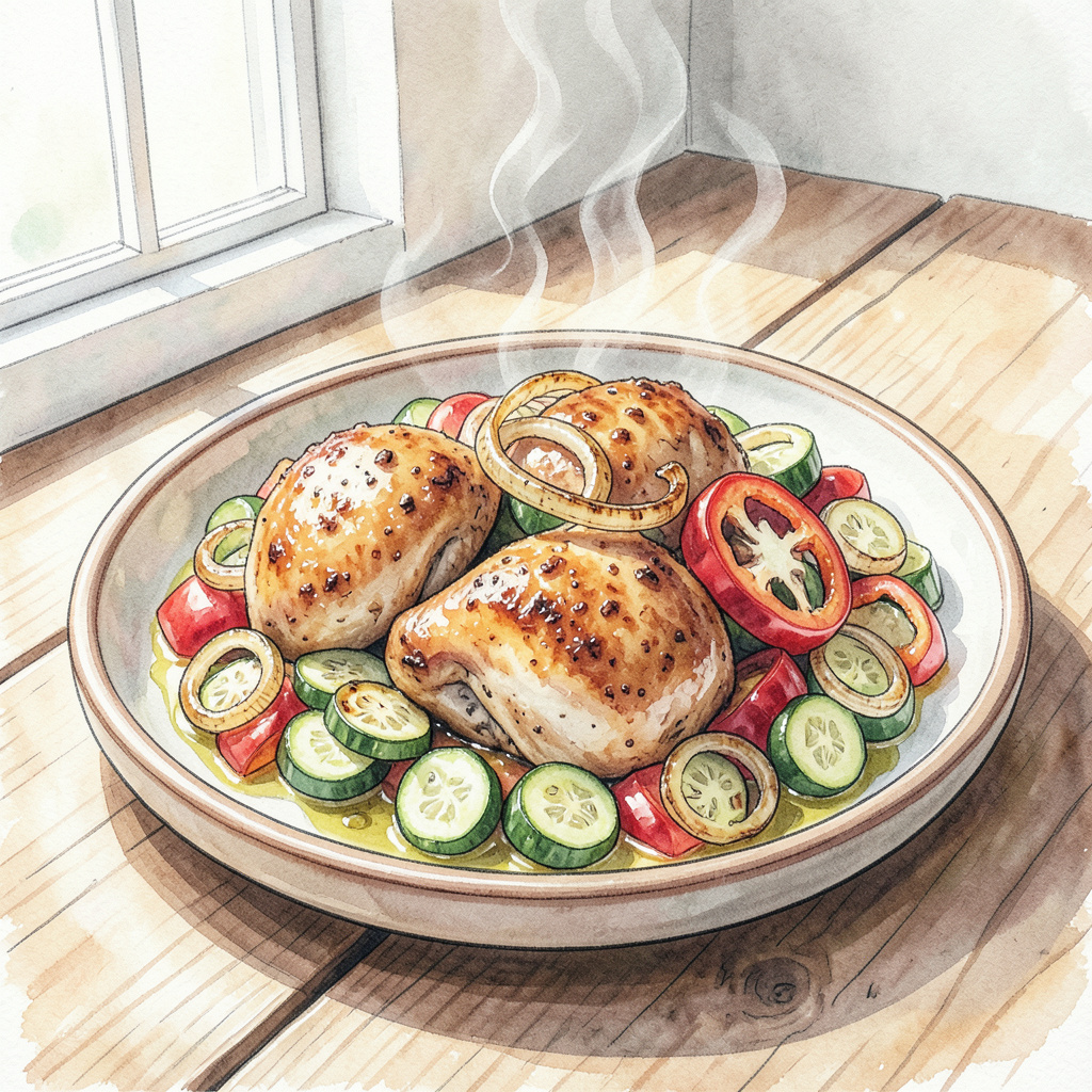 Chicken Ratatouille Recipe: Hearty Vegetable Medley with Tender Chicken ...