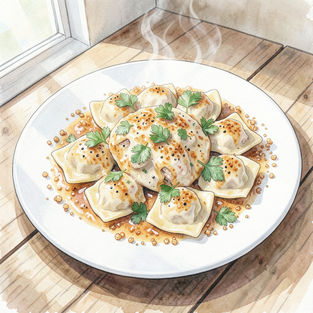 How To Make Chicken Ravioli Rilling Chicken Ravioli Filling Recipe: Creamy Cheese Delight - Make It Recipes