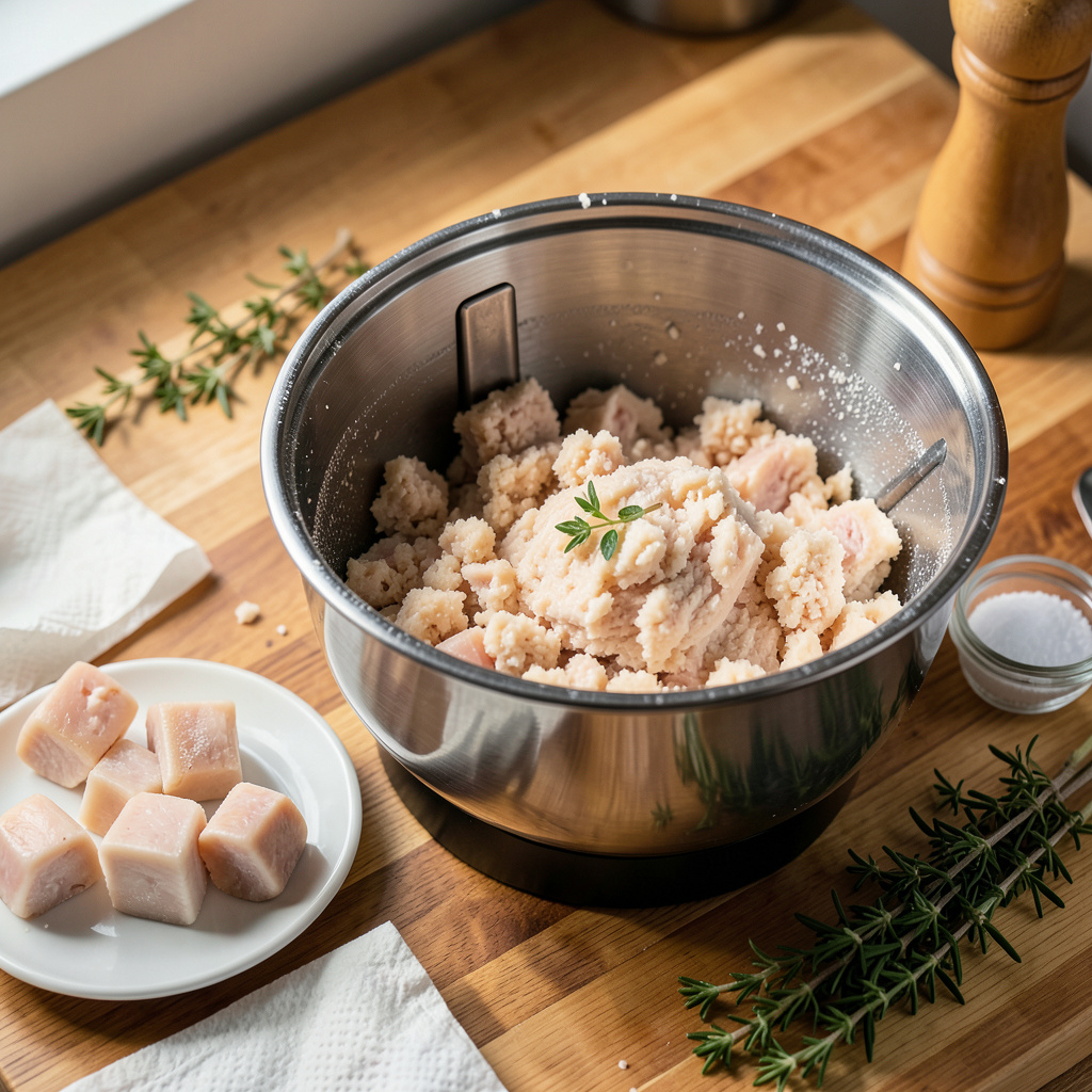 Food Processor Chicken Chicken in Food Processor: Ultra-Tender Meat for Quick Meals - Make It ...