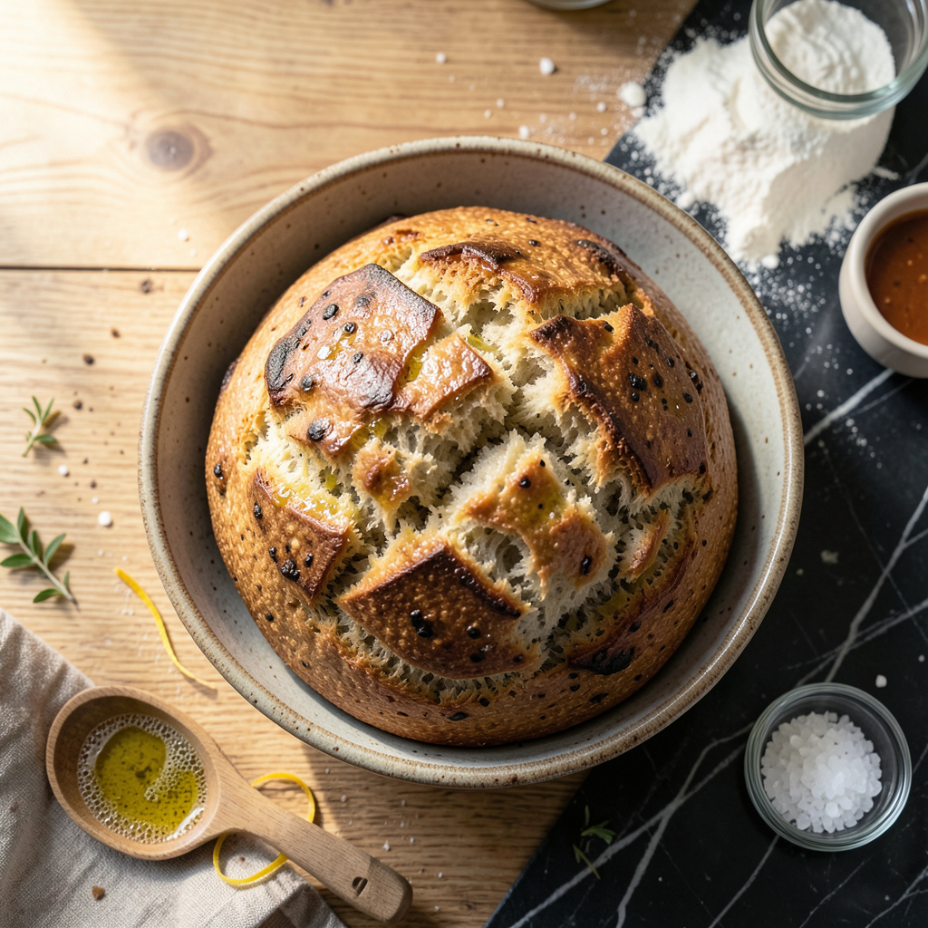 Ref Bread Water Bread Recipe Easy: No-Knead Fluffy Loaf in Minutes
